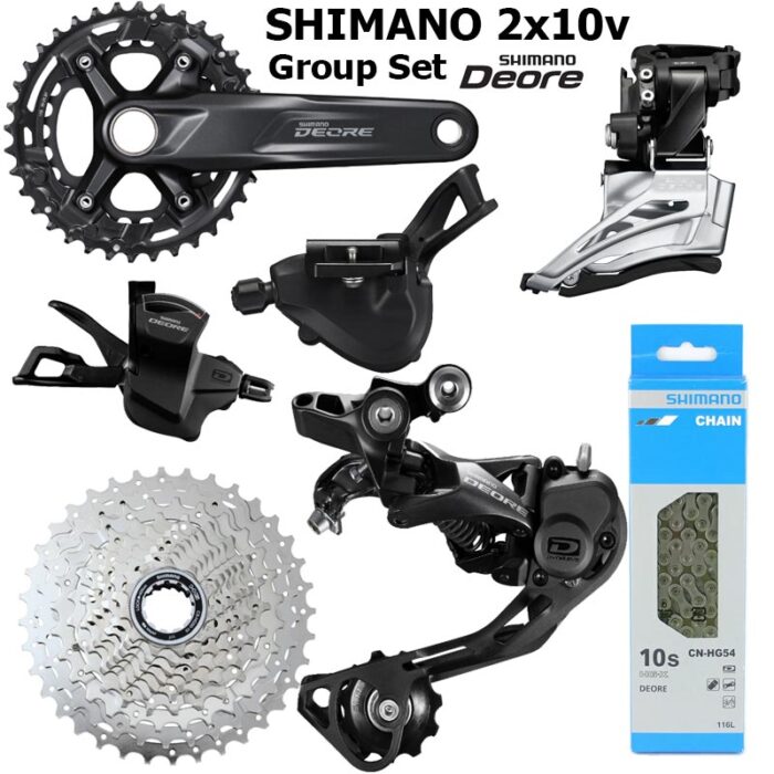 Kit Sistema De Transmision X V Shimano Deore Mtb Xc Biplato Babylon