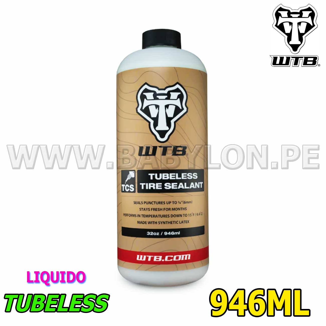 Ruban De Jante Tubeless WTB TCS 30mm X 11m – Jaune – Pour VTT Et Gravel – Neuf
