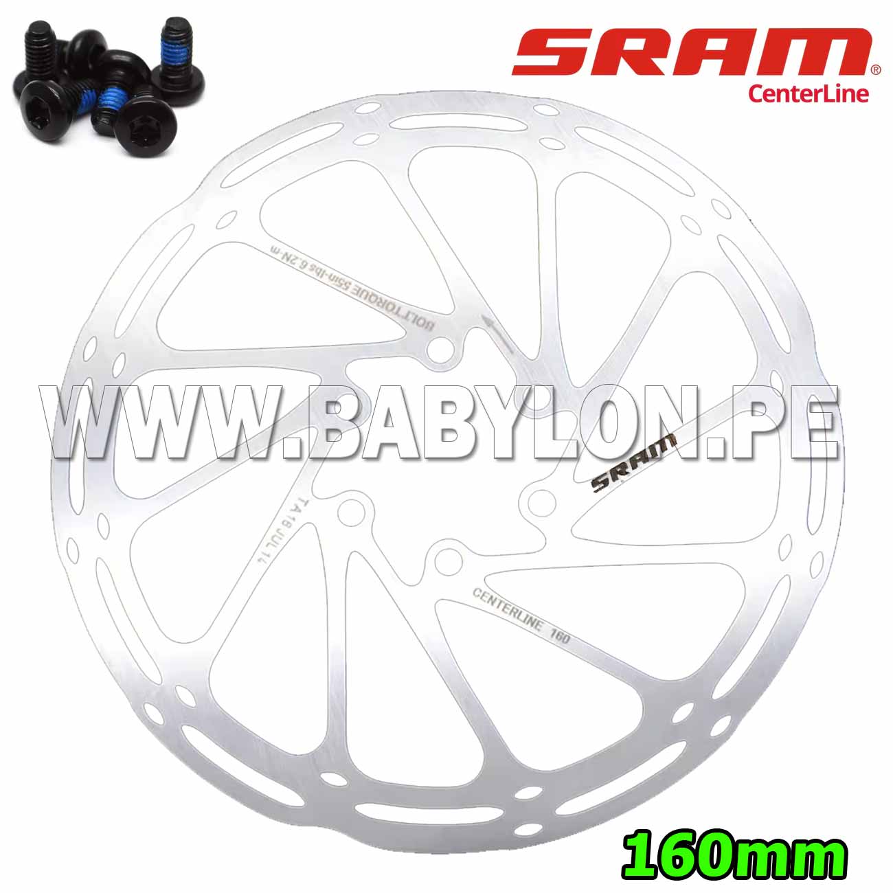 Brake Rotors Disco De Freno Avid 160 Disco De Freno Sram AVID